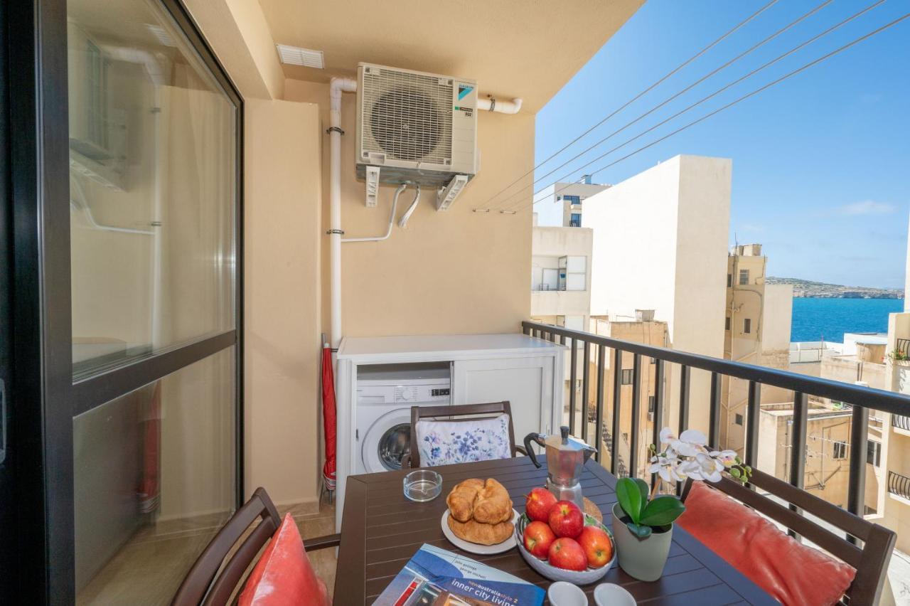 Sea Bliss Apartments With Terrace Just Off Seafront In St Paul'S Bay - By Getawaysmalta Сейнт Полс Бей Екстериор снимка